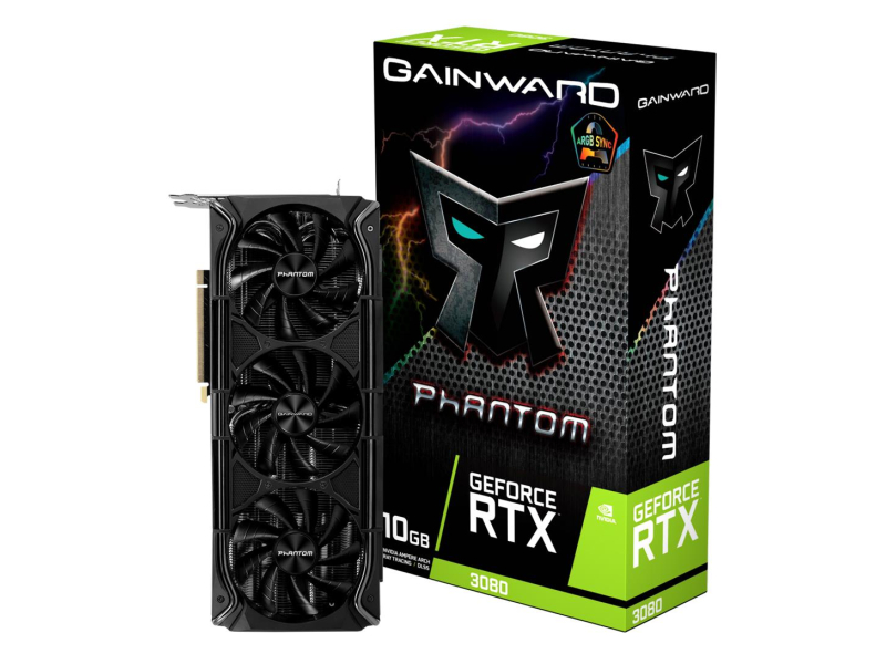 Gainward GeForce RTX 3080 Phantom+ 10GB GDDR6X